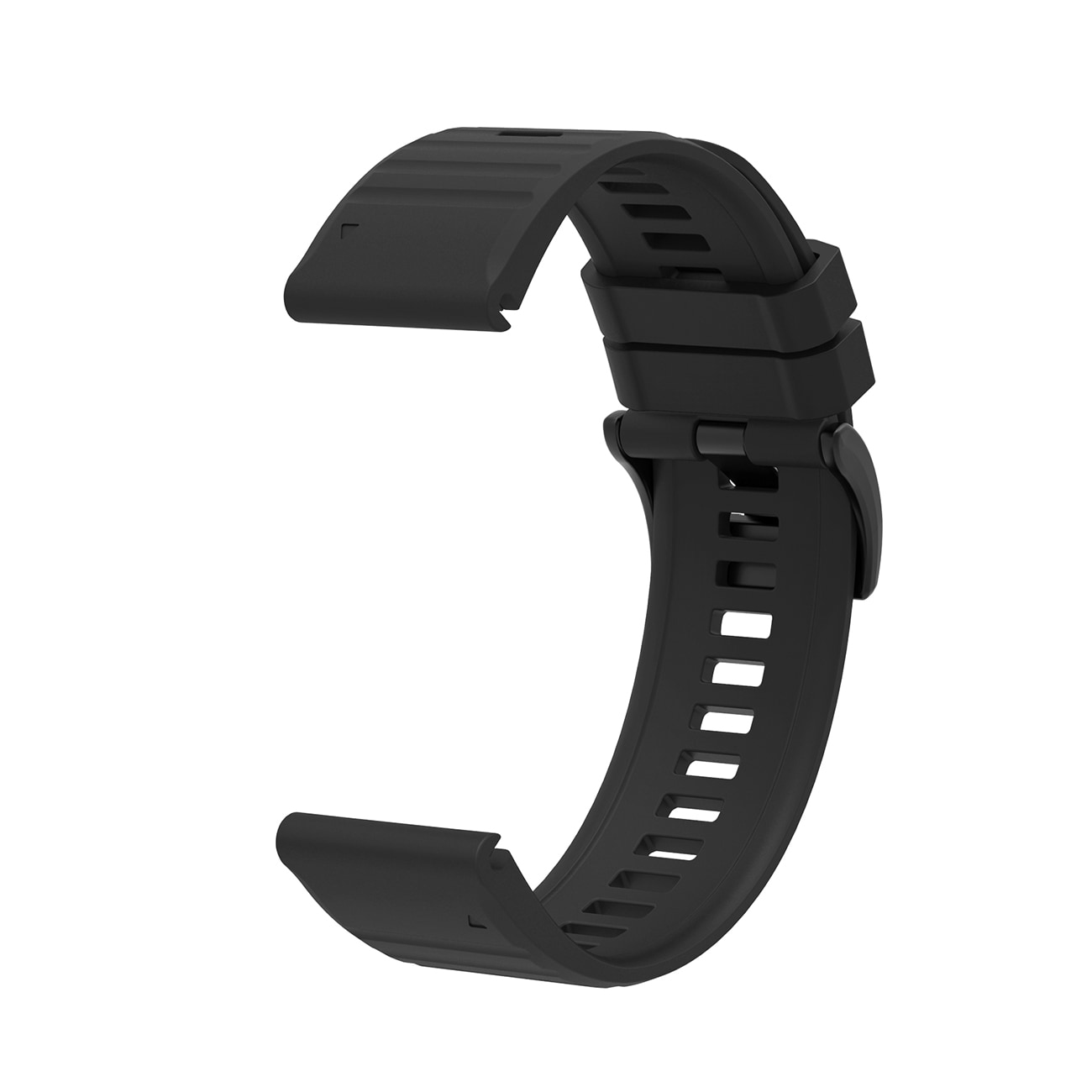 Silikonerem til Garmin Fenix 3 / 5X / 6X / 7X Pro - Sort