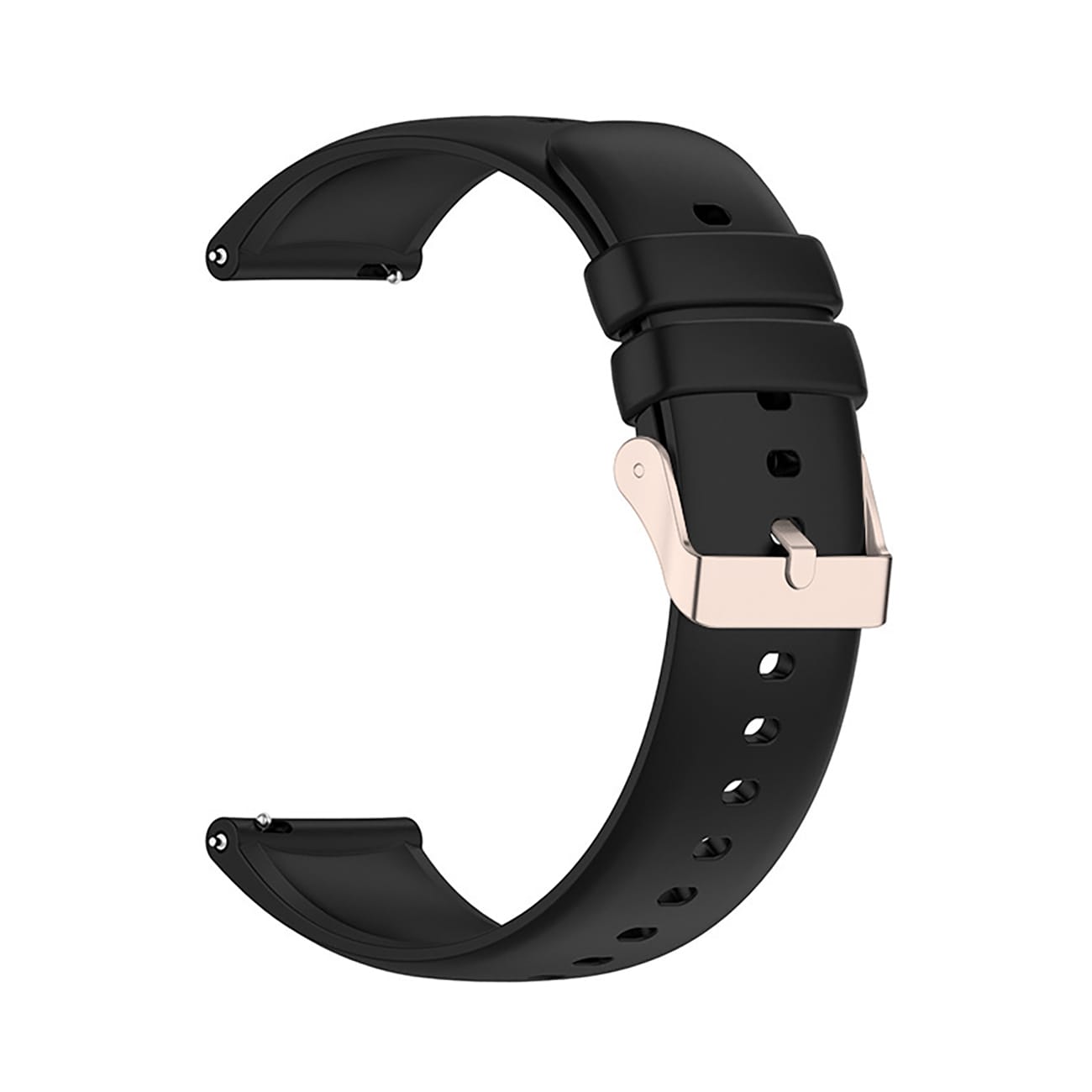 Silikonerem til Xiaomi Mi Watch / Amazfit GTR 47mm - Sort