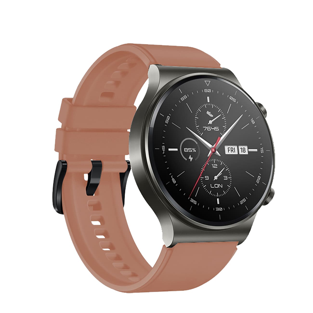 Silikonerem til Huawei Watch GT 2 / 3 / 4 / 2 Pro / 3 Pro / 4 Pro / GT 2e - bordeaux