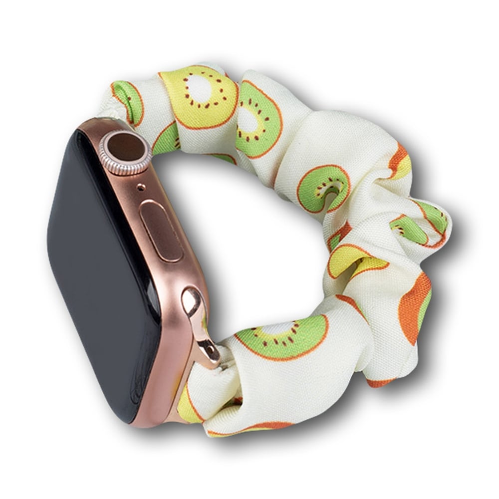 Stofrem til Apple Ur 38 / 40 / 41 mm rem armbånd gummirem - kiwi