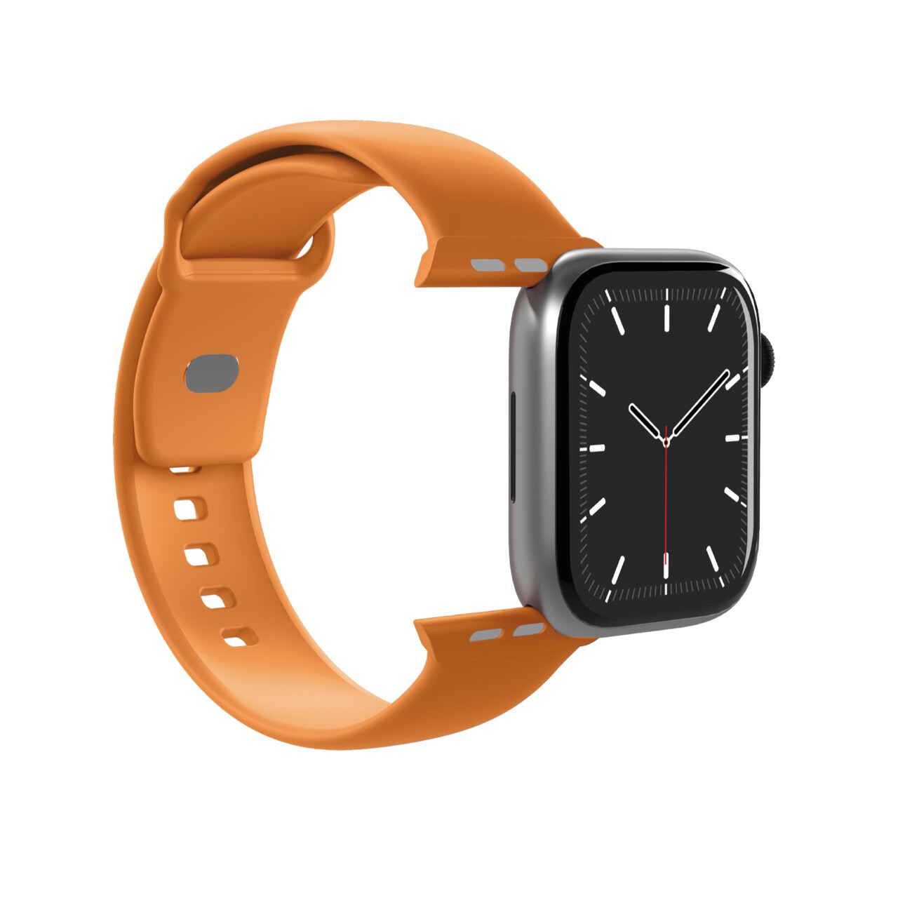 Puro Icon Silikonerem til Apple Ur 44 / 45 / 46 / 49 mm - Orange