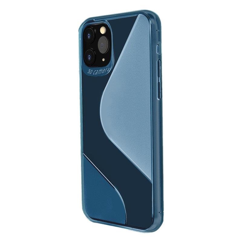 S-Case fleksibelt TPU-etui til Huawei P40 Lite E blå