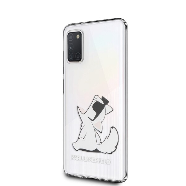 Karl Lagerfeld Choupette Fun Case til Samsung Galaxy A31 - Gennemsigtig