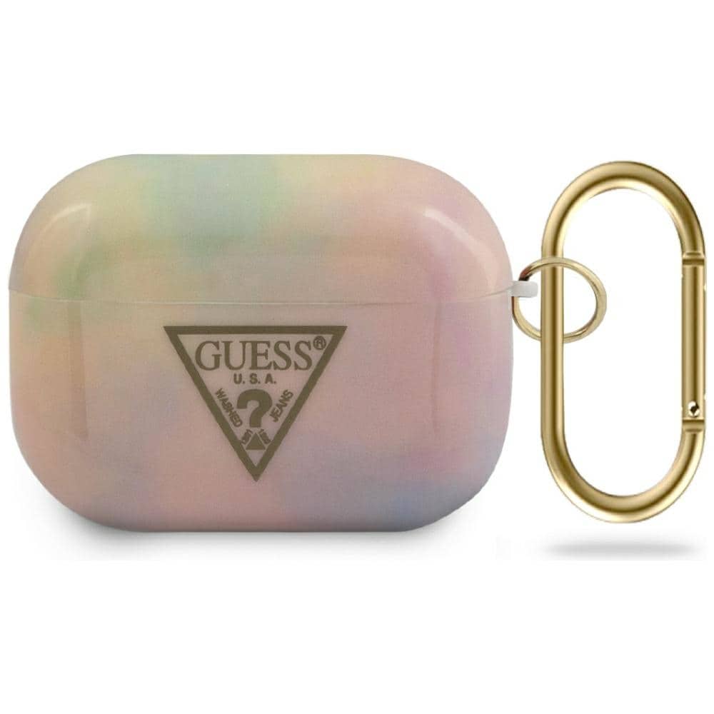 Guess GUACAPTPUMCGG01 AirPods Pro-cover pink/pink Tie & Dye Collection