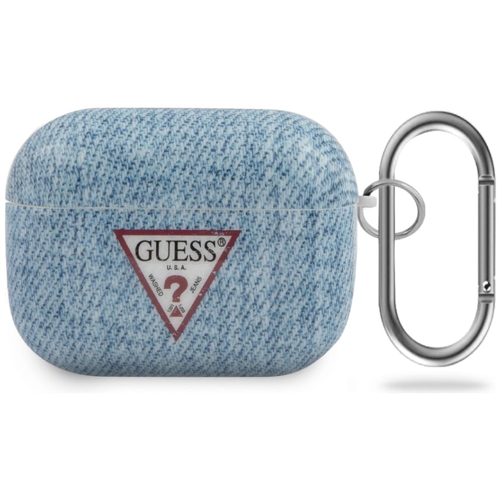 Guess GUACAPTPUJULLB AirPods Pro-cover blå/lyseblå Jeans Collection