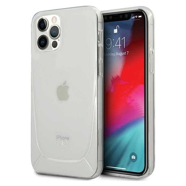 Mercedes Transparent Line-etui til iPhone 12 / iPhone 12 Pro - Transparent