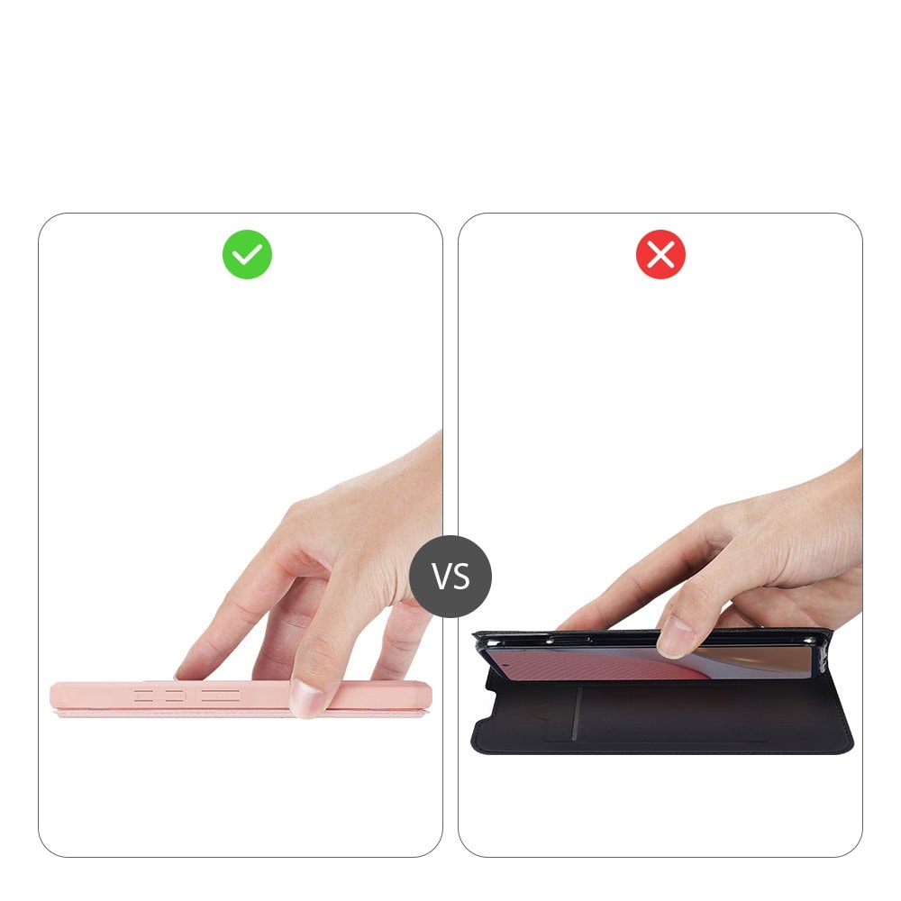 DUX DUCIS Skin X Bookcase-etui til Samsung Galaxy A72 4G pink