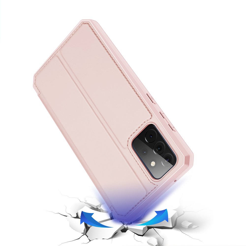 DUX DUCIS Skin X Bookcase-etui til Samsung Galaxy A72 4G pink