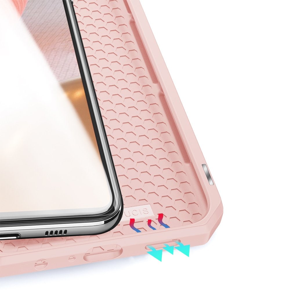 DUX DUCIS Skin X Bookcase-etui til Samsung Galaxy A72 4G pink