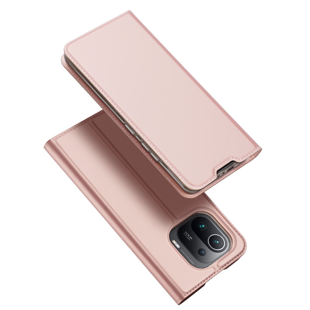 DUX DUCIS Skin Pro-etui af bogreoltypen til Xiaomi Mi 11 Pro pink