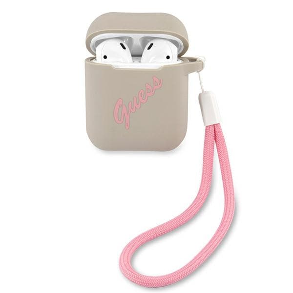 Guess GUACA2LSVSGP AirPods cover grå pink/grå pink Silikone Vintage