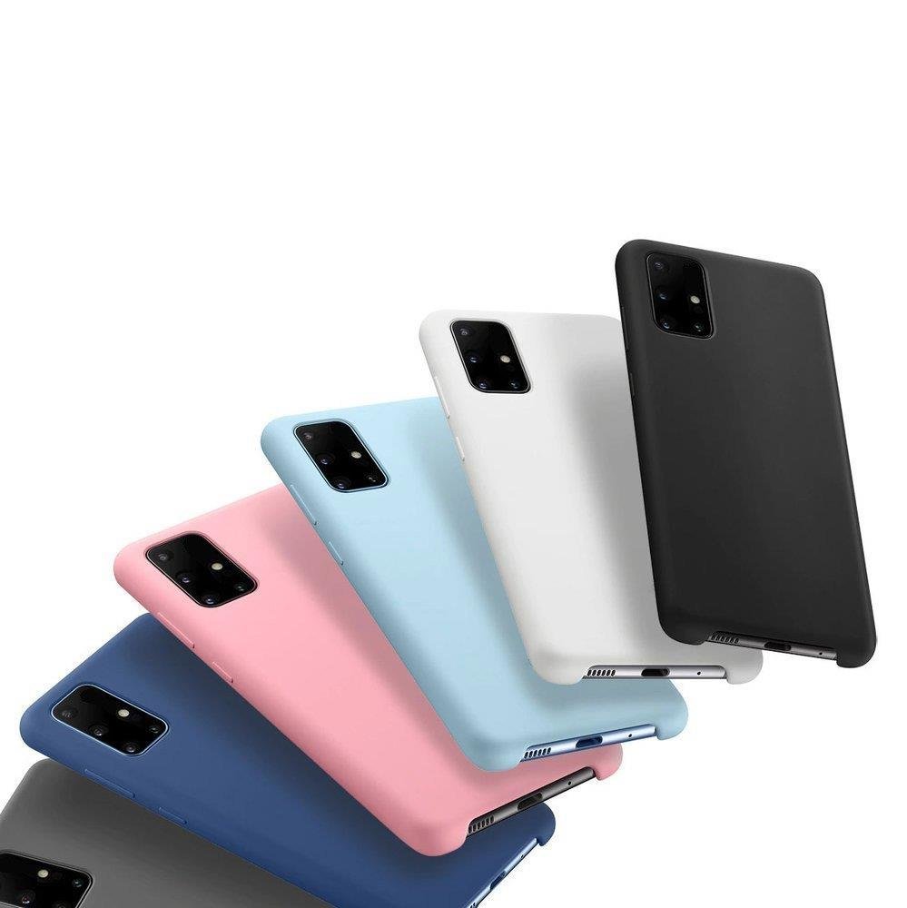 Silikoneetui Blødt, fleksibelt gummicover til Samsung Galaxy S21+ 5G (S21 Plus 5G) mørkeblå