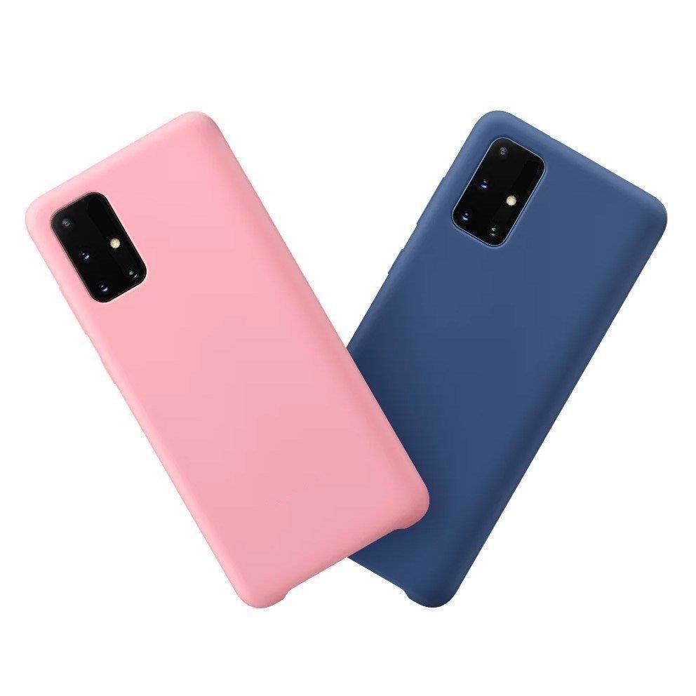 Silikoneetui Blødt, fleksibelt gummicover til Samsung Galaxy A72 4G sort