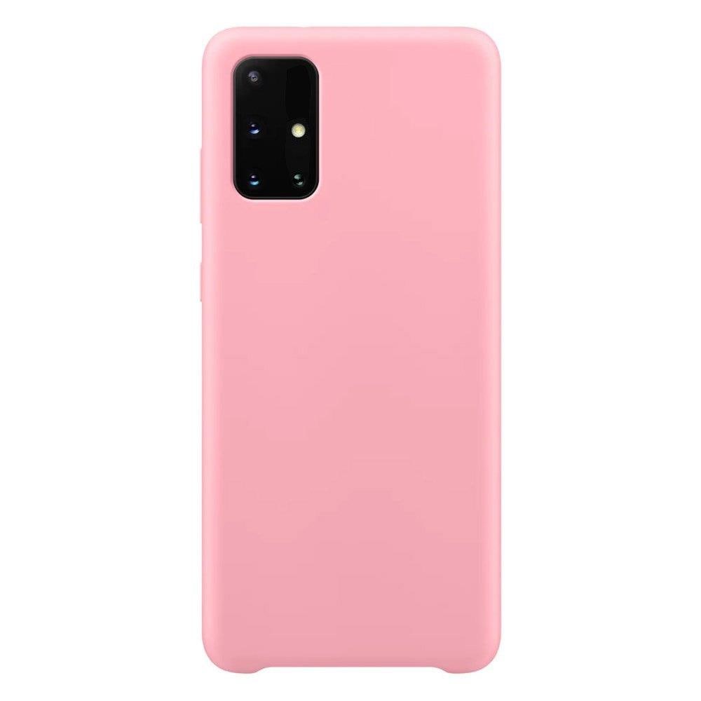 Silikoneetui Blødt, fleksibelt gummicover til Samsung Galaxy A72 4G pink