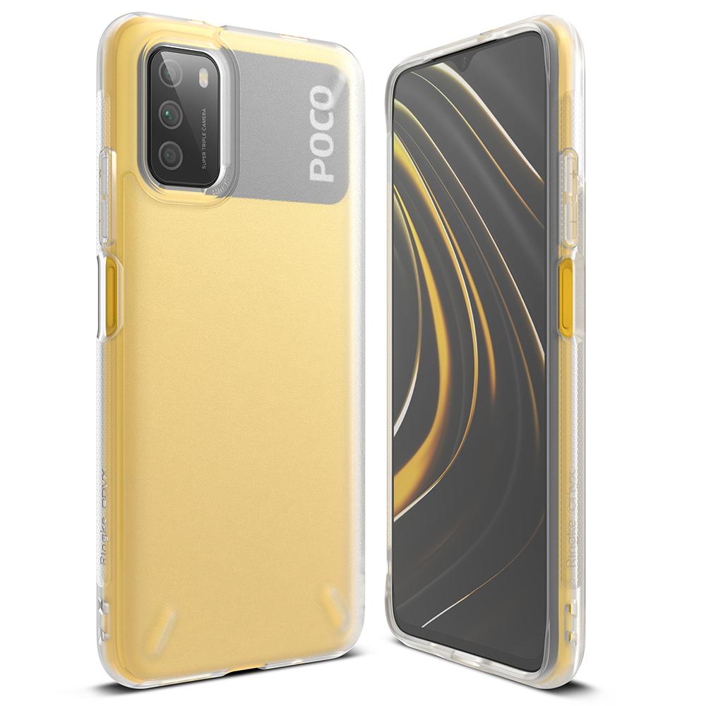 Ringke Onyx holdbart TPU-etui til Xiaomi Poco M3 gennemsigtig (OXXI0003)