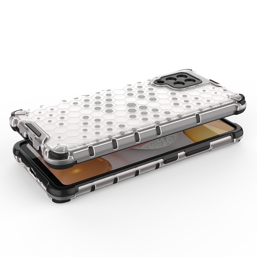 Honeycomb Case panser cover med TPU Bumper til Samsung Galaxy A42 5G blå