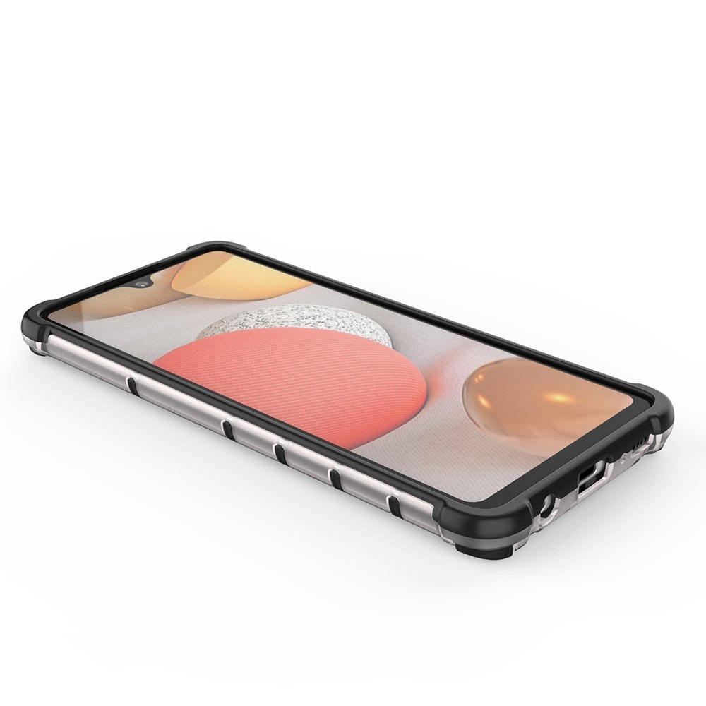 Honeycomb Case panser cover med TPU Bumper til Samsung Galaxy A42 5G grøn