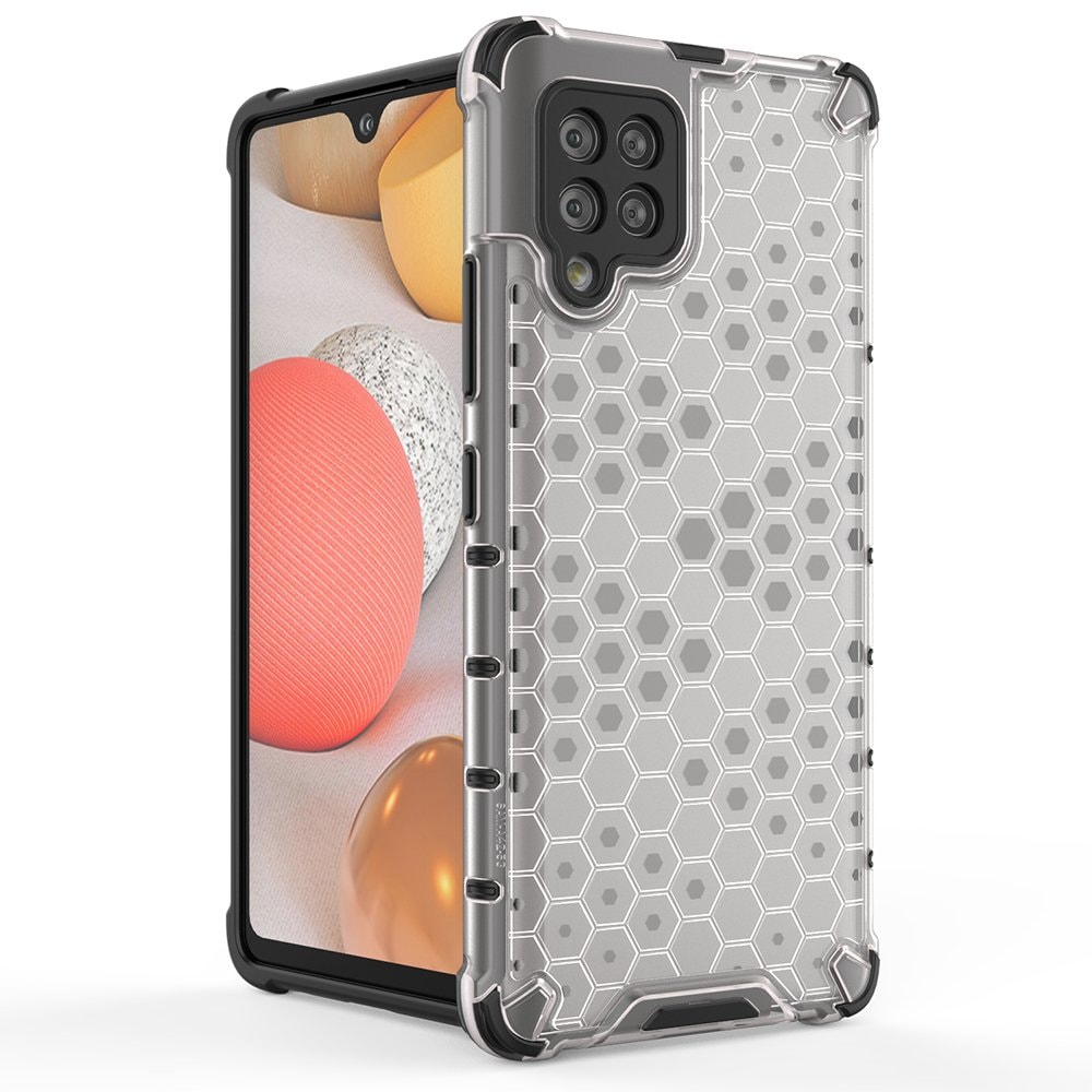 Honeycomb Case panser cover med TPU Bumper til Samsung Galaxy A42 5G grøn