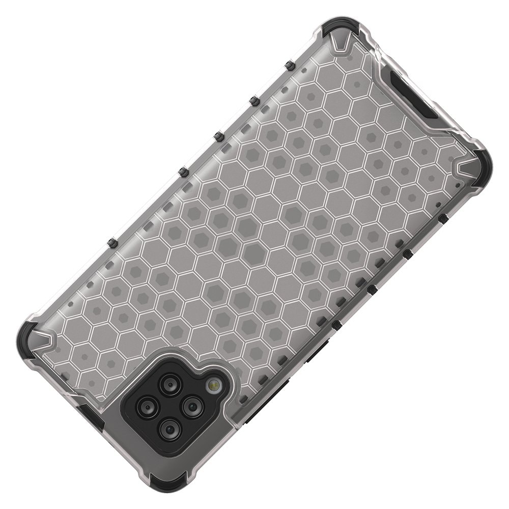 Honeycomb Case panser cover med TPU Bumper til Samsung Galaxy A42 5G transparent