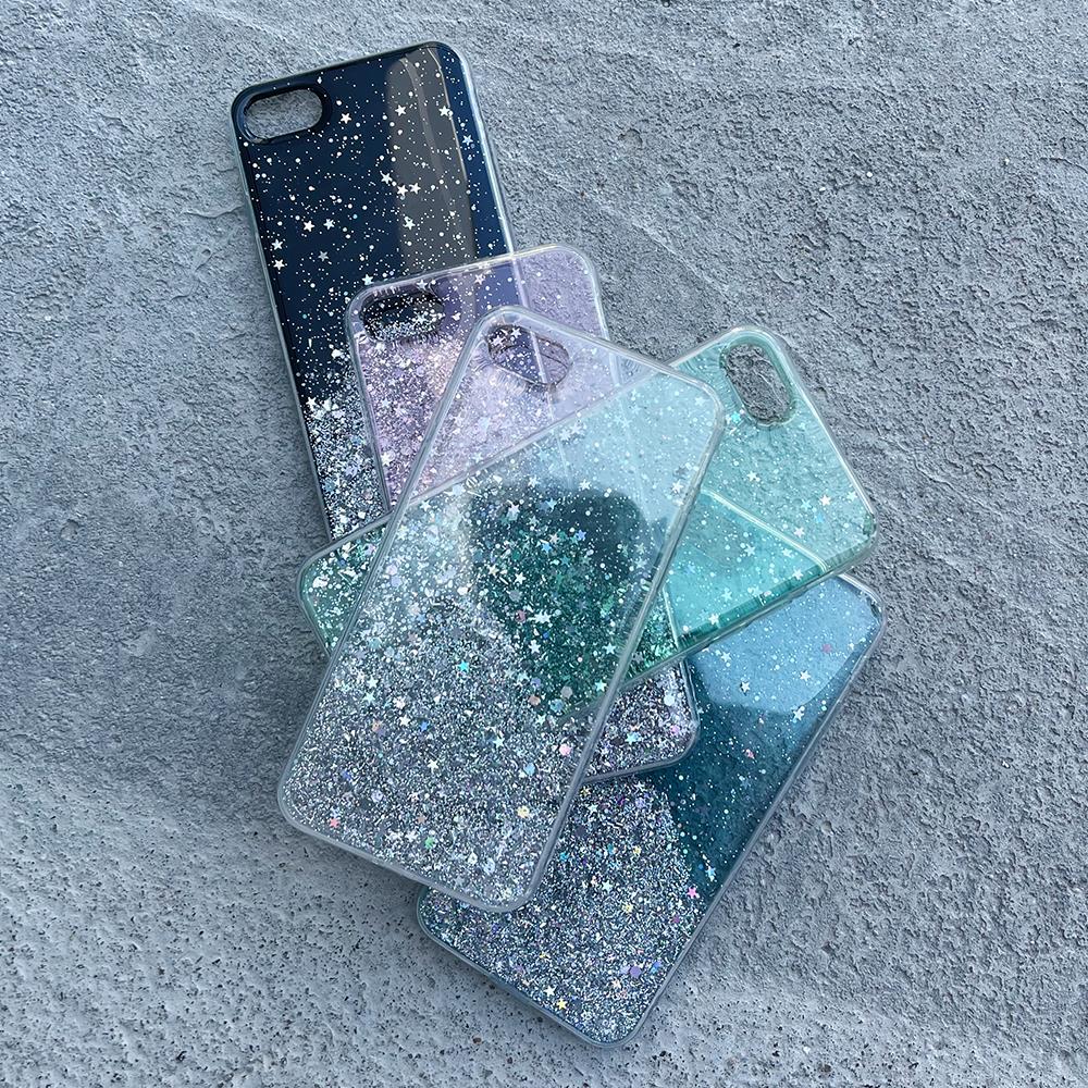 Wozinsky Star Glitter Shining Cover til Samsung Galaxy A72 4G transparent