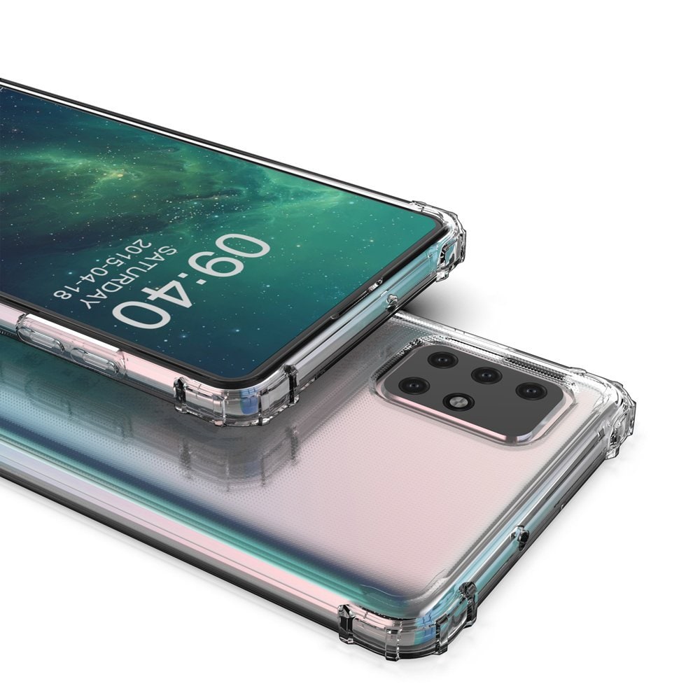 Wozinsky Anti Shock holdbart etui med militær beskyttelse til Samsung Galaxy A72 4G transparent
