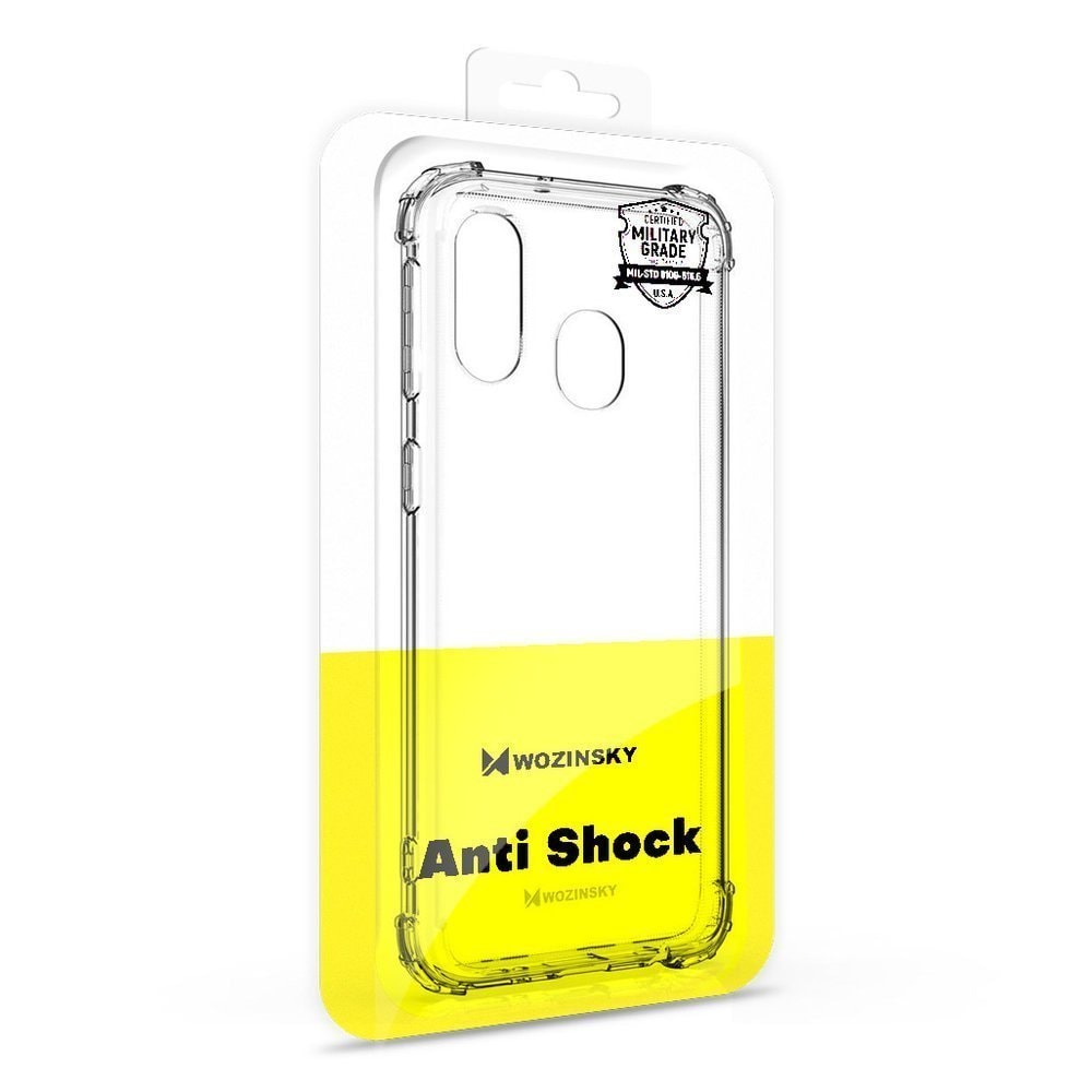 Wozinsky Anti Shock holdbart etui med militær beskyttelse til Samsung Galaxy A72 4G transparent