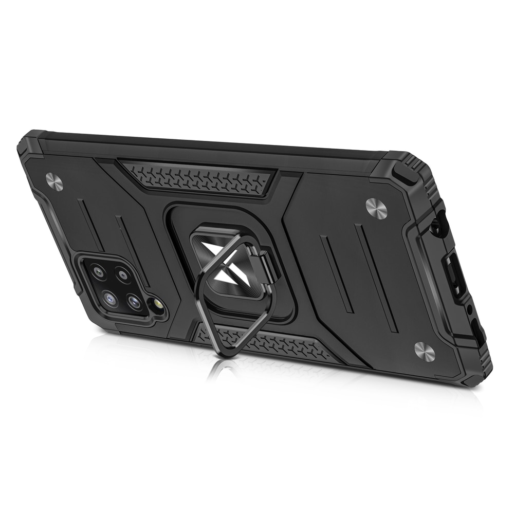 Wozinsky Ring Armor Case Kickstand Tough Rugged Cover til Samsung Galaxy A42 5G red