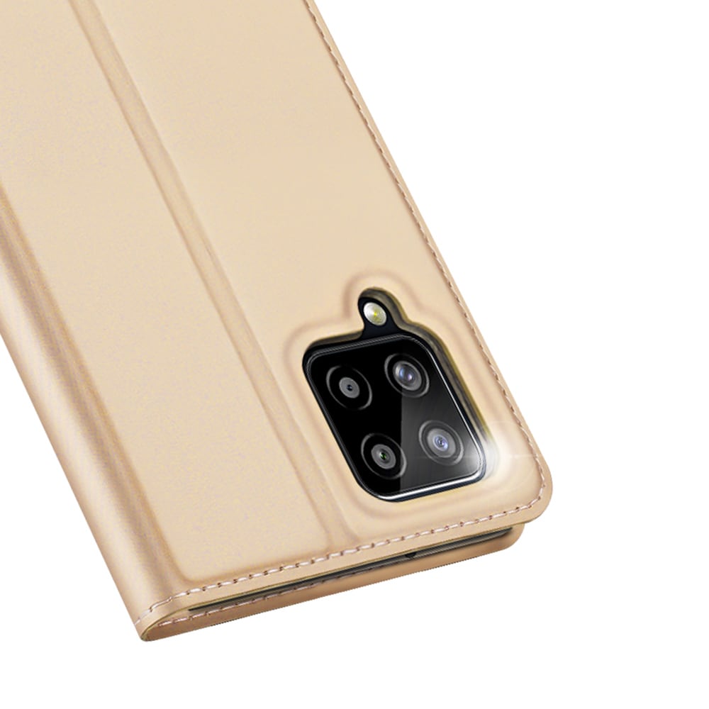 Dux Ducis Skin Pro Bookcase type etui til Samsung Galaxy A22 4G gylden