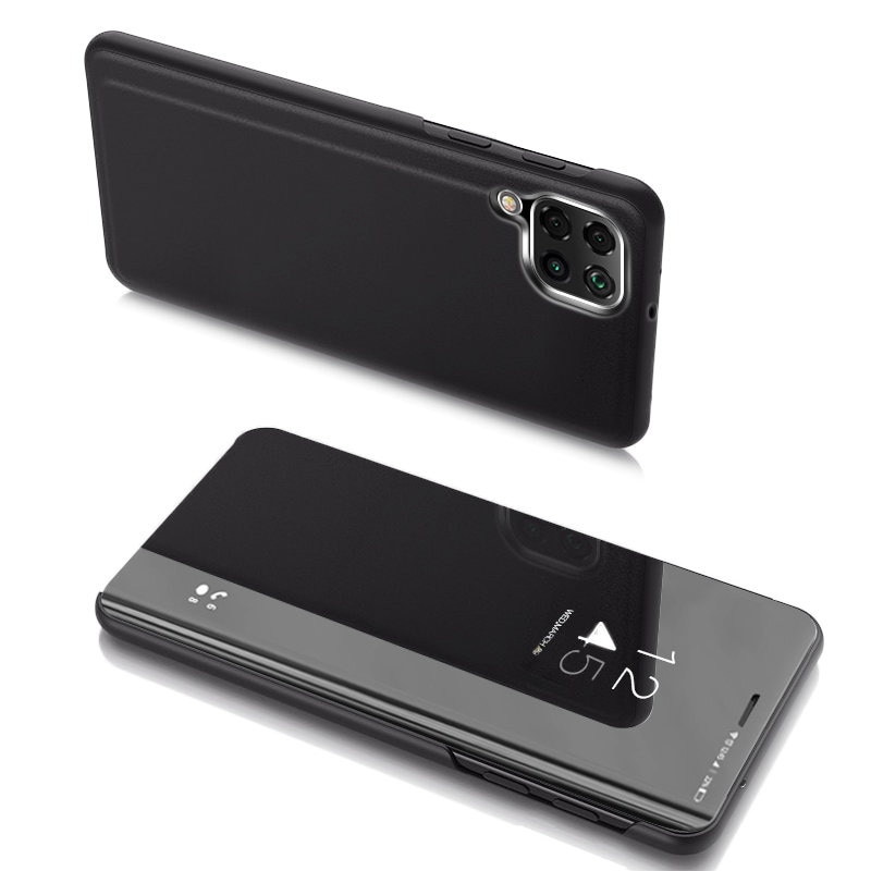 Clear View Case cover til Samsung Galaxy A22 4G sort