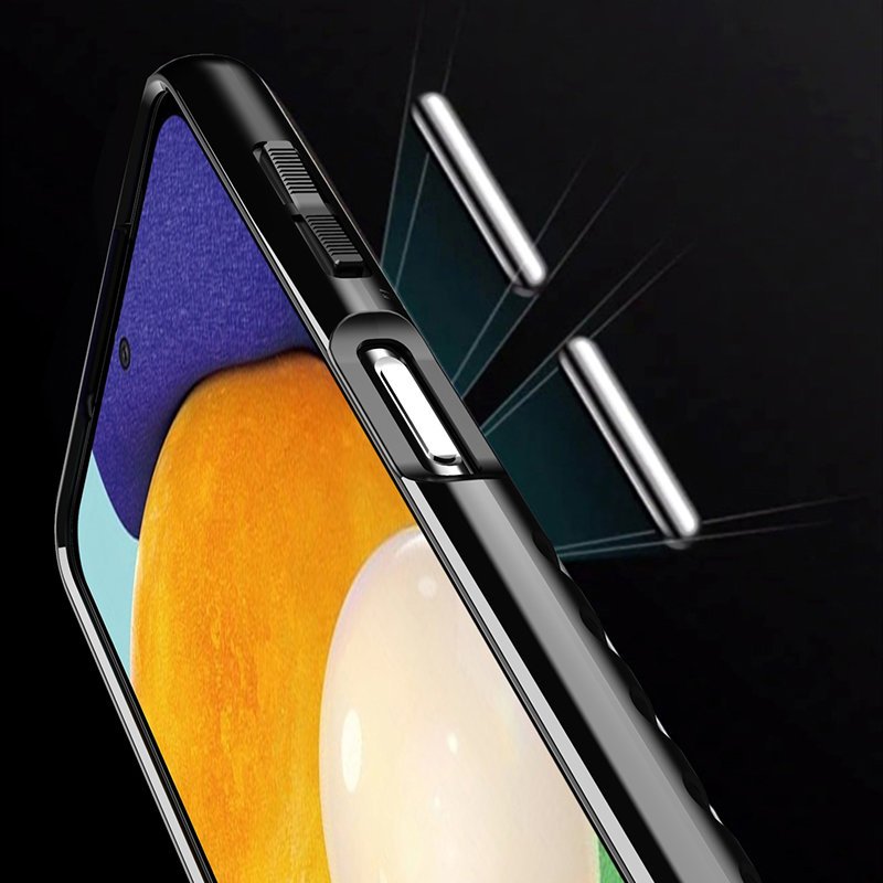 Thunder Case Flexible Tough Rugged Cover TPU Case til Samsung Galaxy A22 4G blå