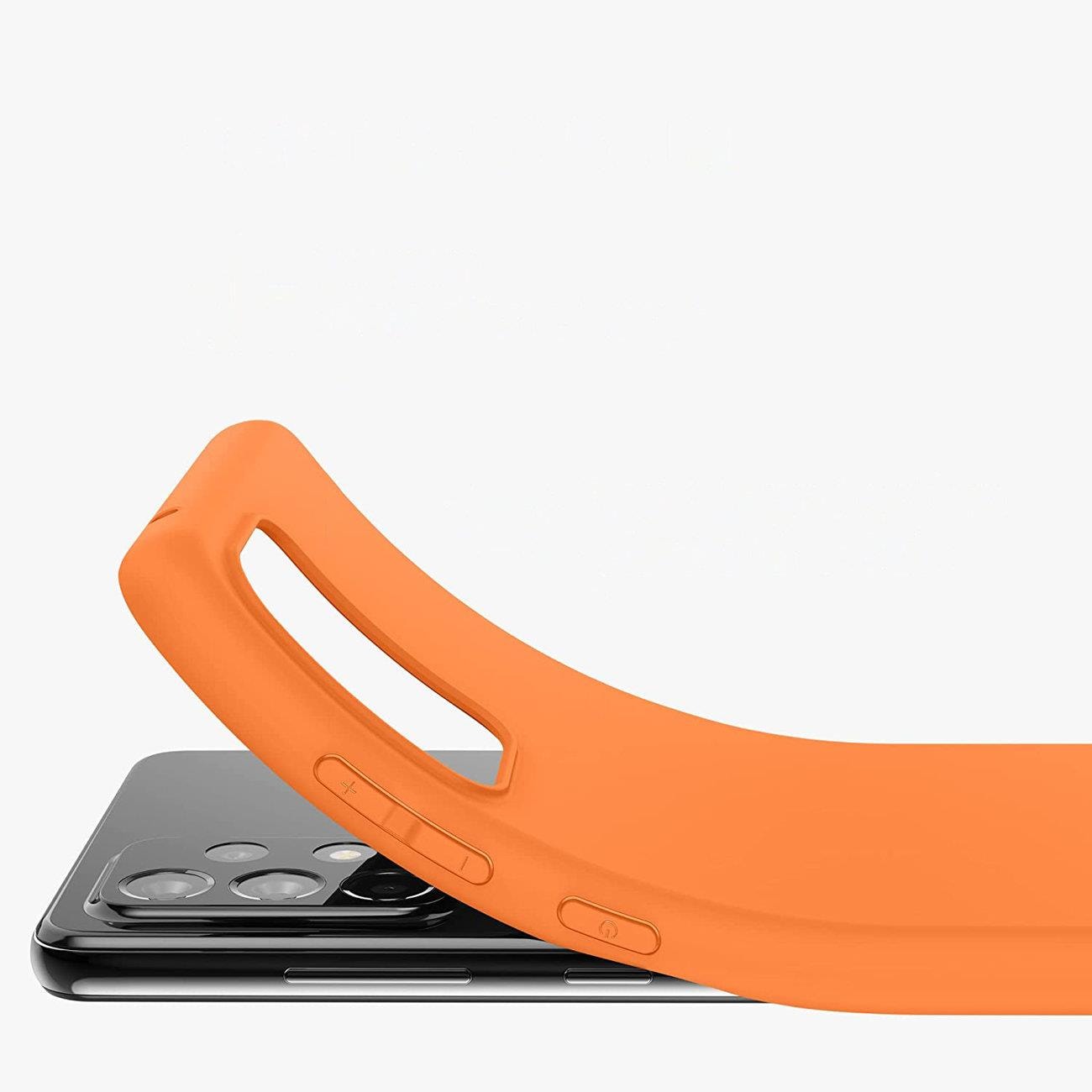 Silikoneetui Blødt, fleksibelt gummicover til Samsung Galaxy A22 4G blå