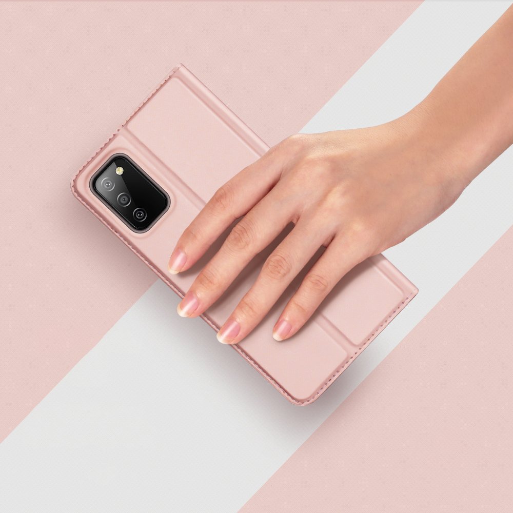 Dux Ducis Skin Pro Bookcase-etui til Samsung Galaxy A03s gylden