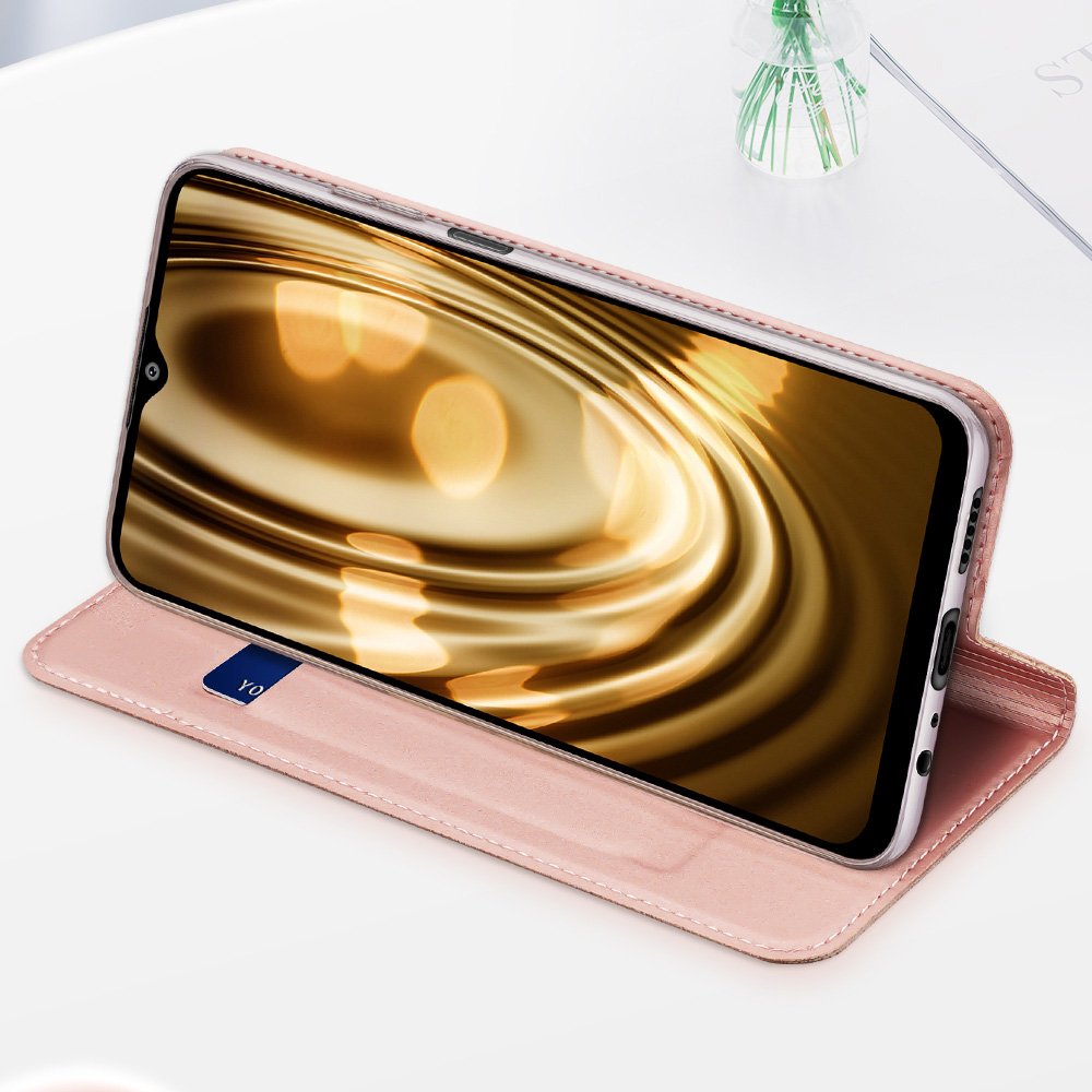 Dux Ducis Skin Pro Bookcase-etui til Samsung Galaxy A03s gylden