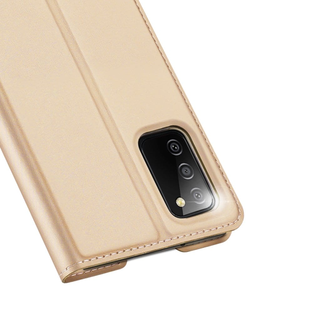 Dux Ducis Skin Pro Bookcase-etui til Samsung Galaxy A03s gylden