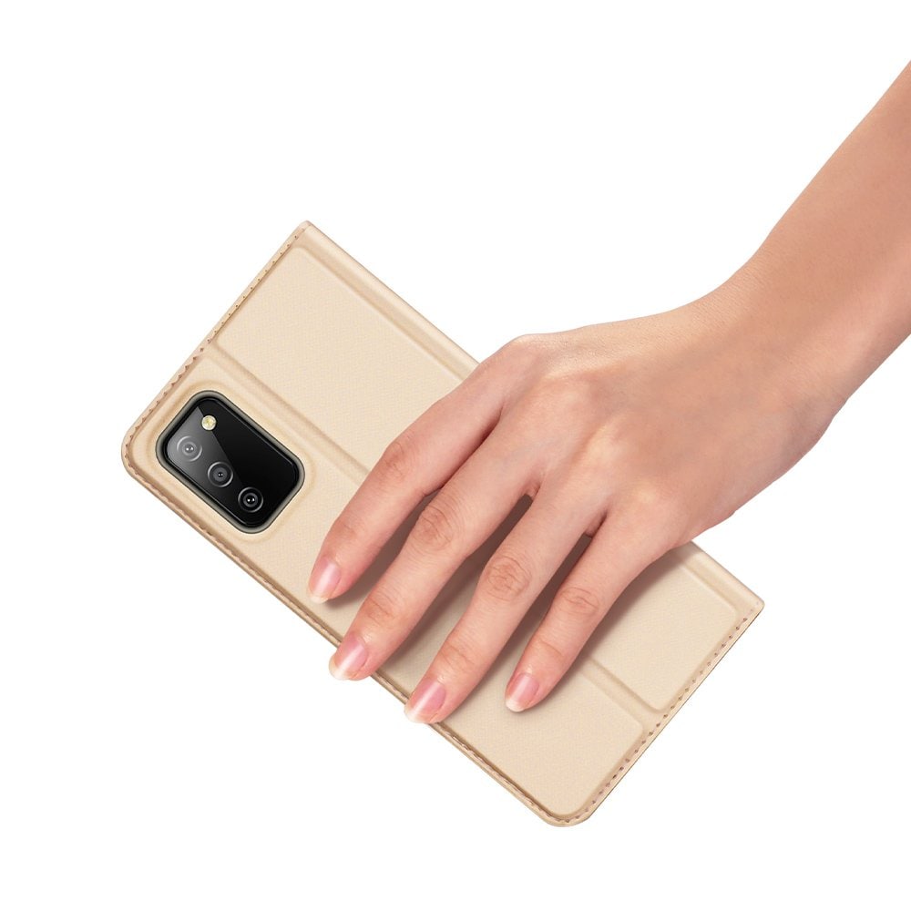 Dux Ducis Skin Pro Bookcase-etui til Samsung Galaxy A03s gylden