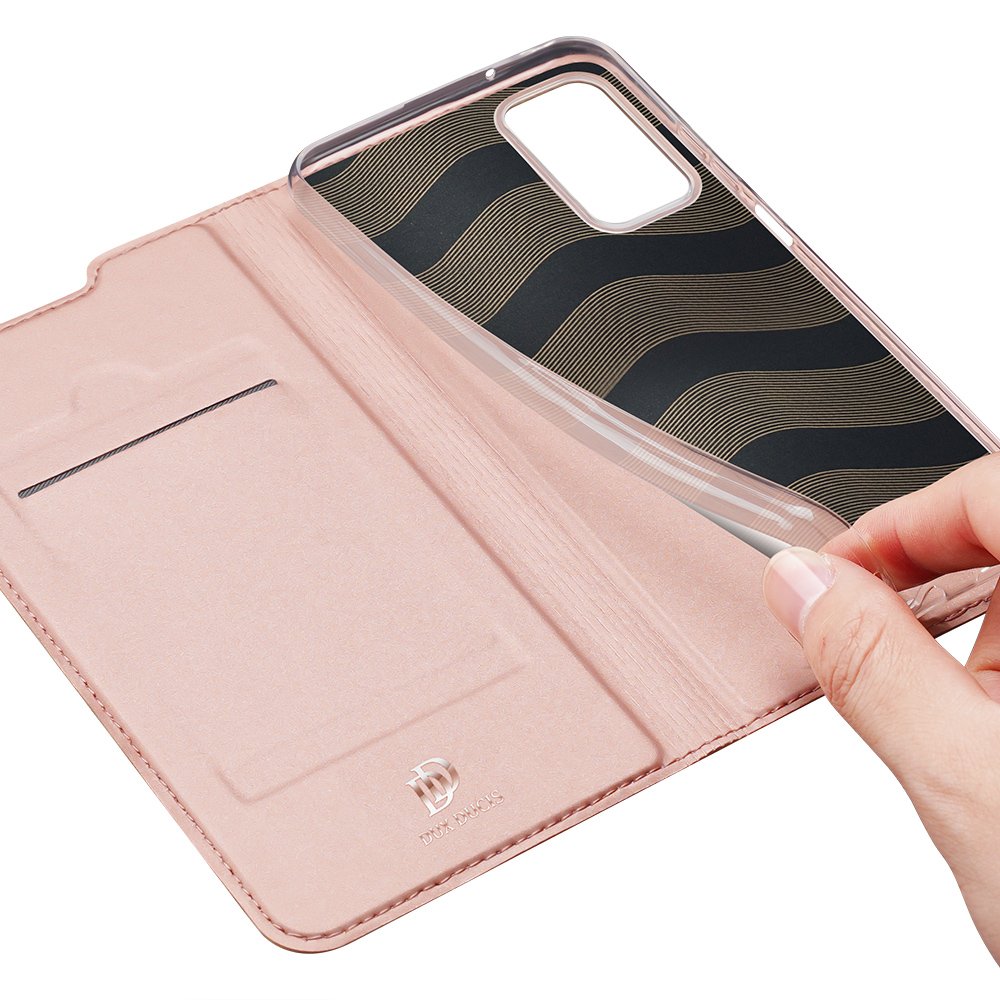 Dux Ducis Skin Pro Bookcase-etui til Samsung Galaxy A03s pink