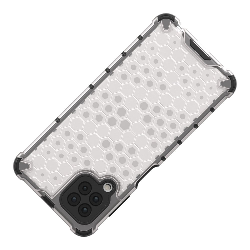 Honeycomb Case panser cover med TPU Bumper til Samsung Galaxy A22 4G blå
