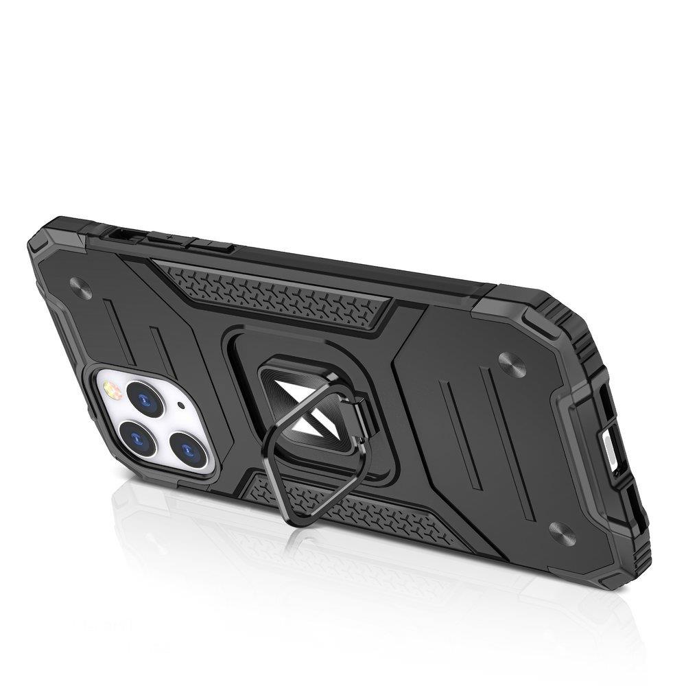 Wozinsky Ring Armor Case Kickstand Tough Rugged Cover til iPhone 13 Pro rose