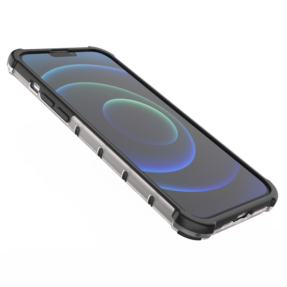 Honeycomb Case panser cover med TPU Bumper til iPhone 13 Pro Max rød