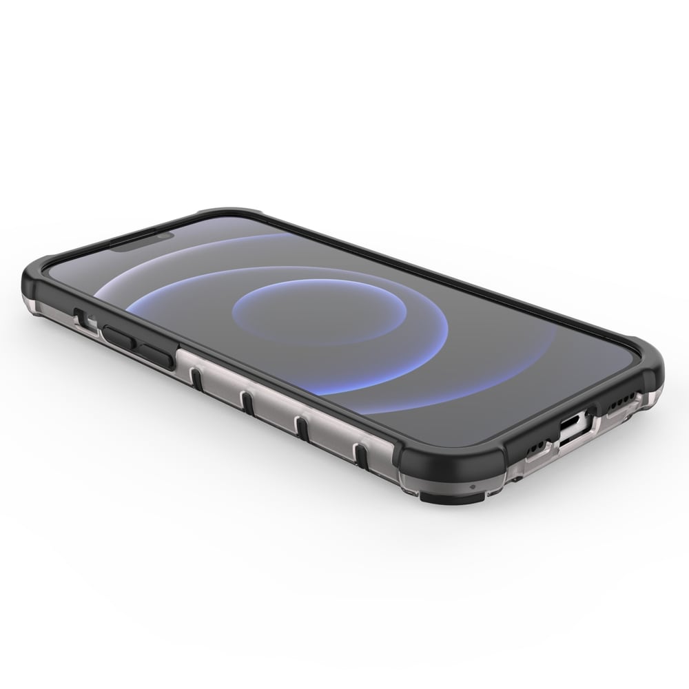 Honeycomb Case panser cover med TPU Bumper til iPhone 13 Pro blå