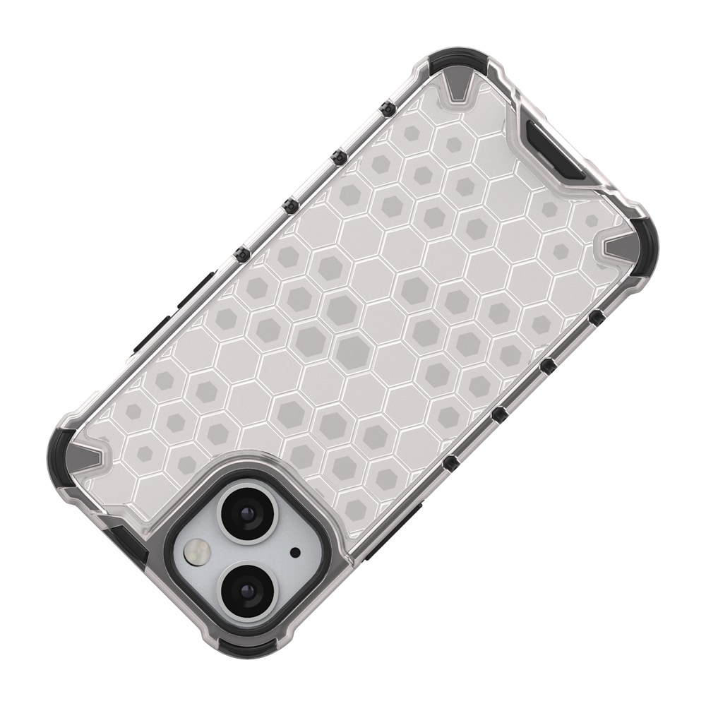 Honeycomb Case panser cover med TPU Bumper til iPhone 13 mini sort
