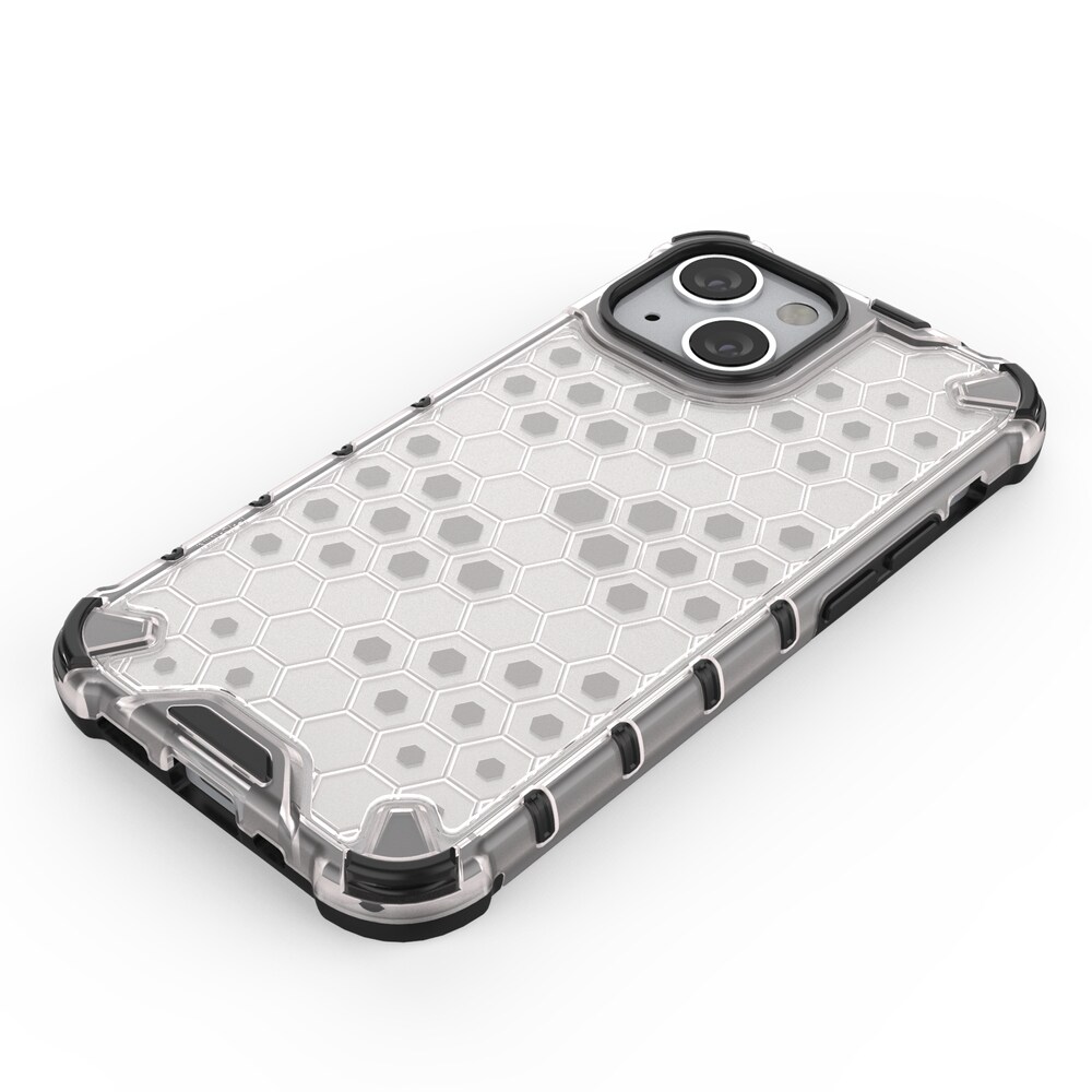 Honeycomb Case panser cover med TPU Bumper til iPhone 13 mini blå