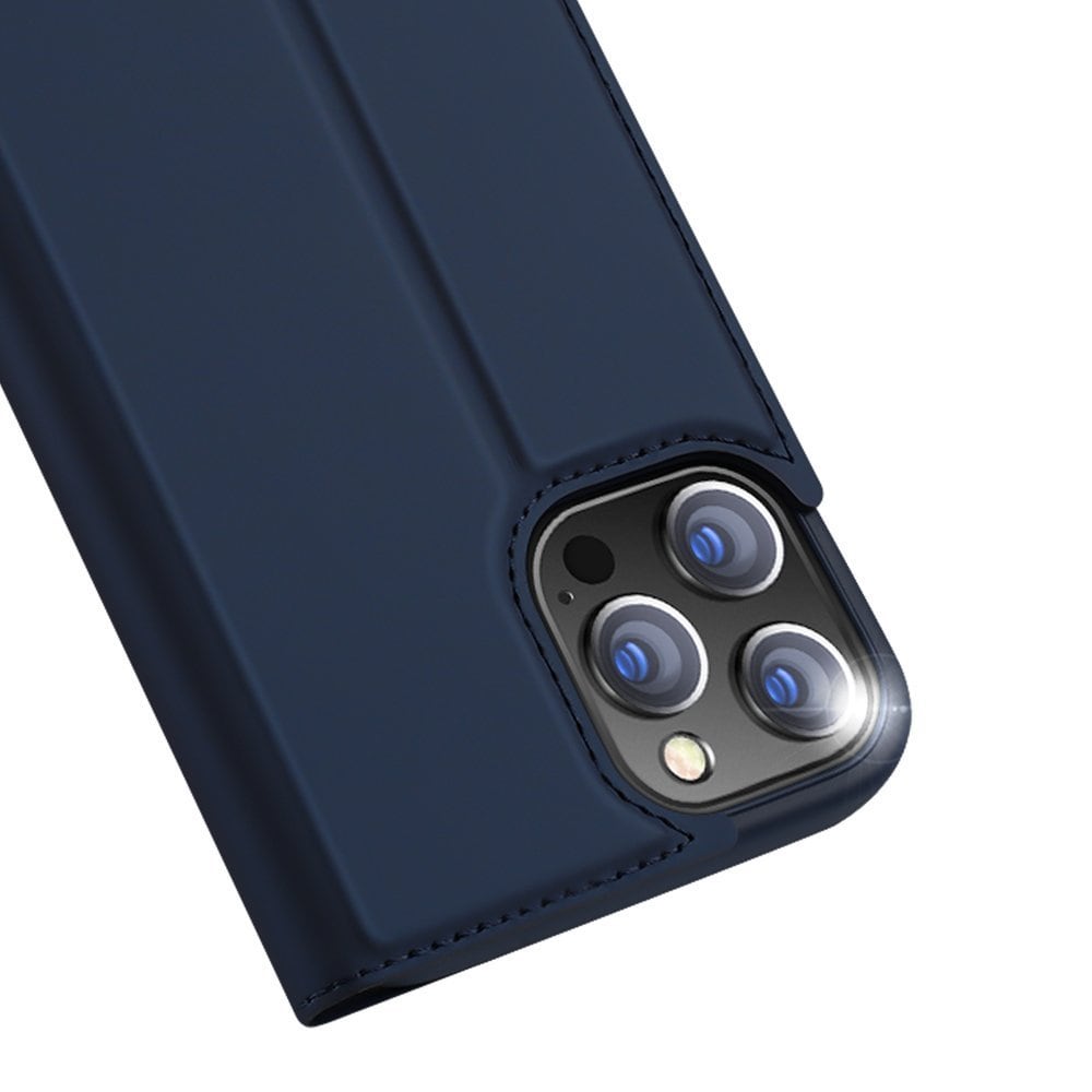 Dux Ducis Skin Pro-etui af bogreoltypen til iPhone 13 Pro blå