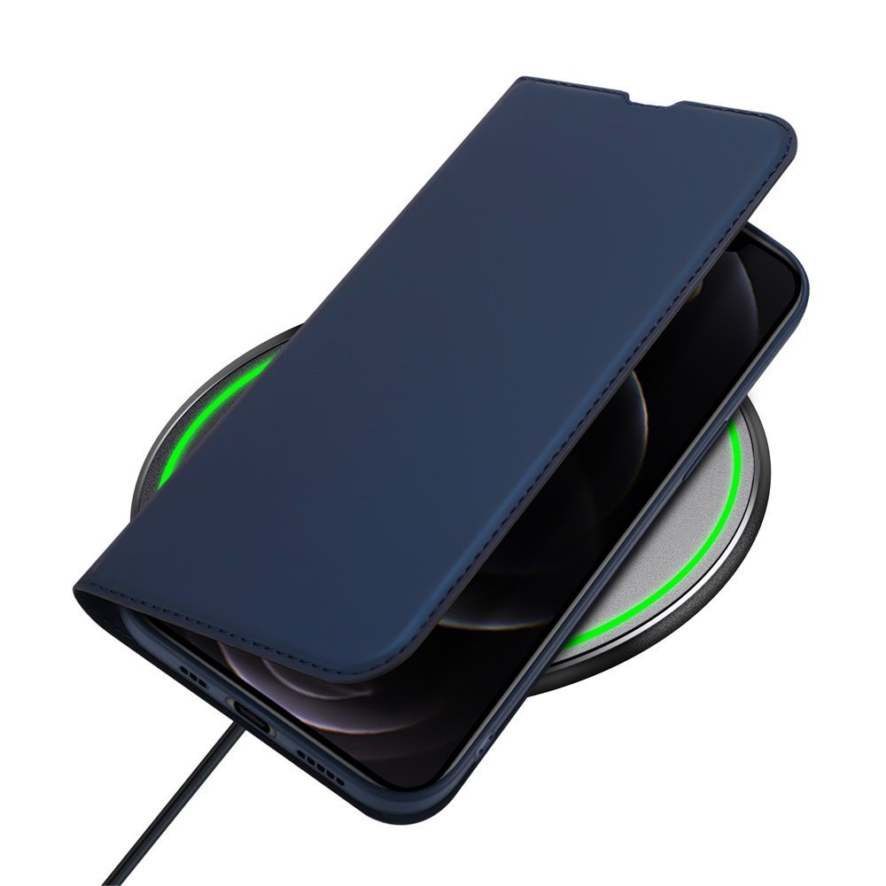 Dux Ducis Skin Pro-etui af bogreoltypen til iPhone 13 Pro blå