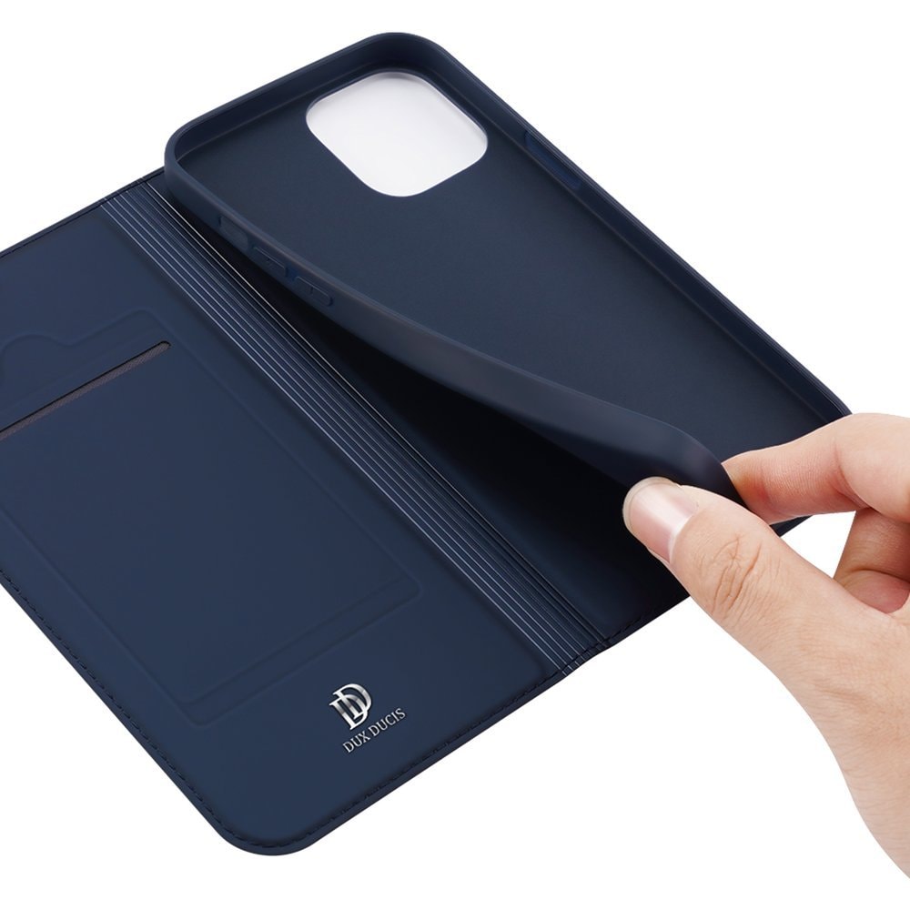 Dux Ducis Skin Pro-etui af bogreoltypen til iPhone 13 Pro blå