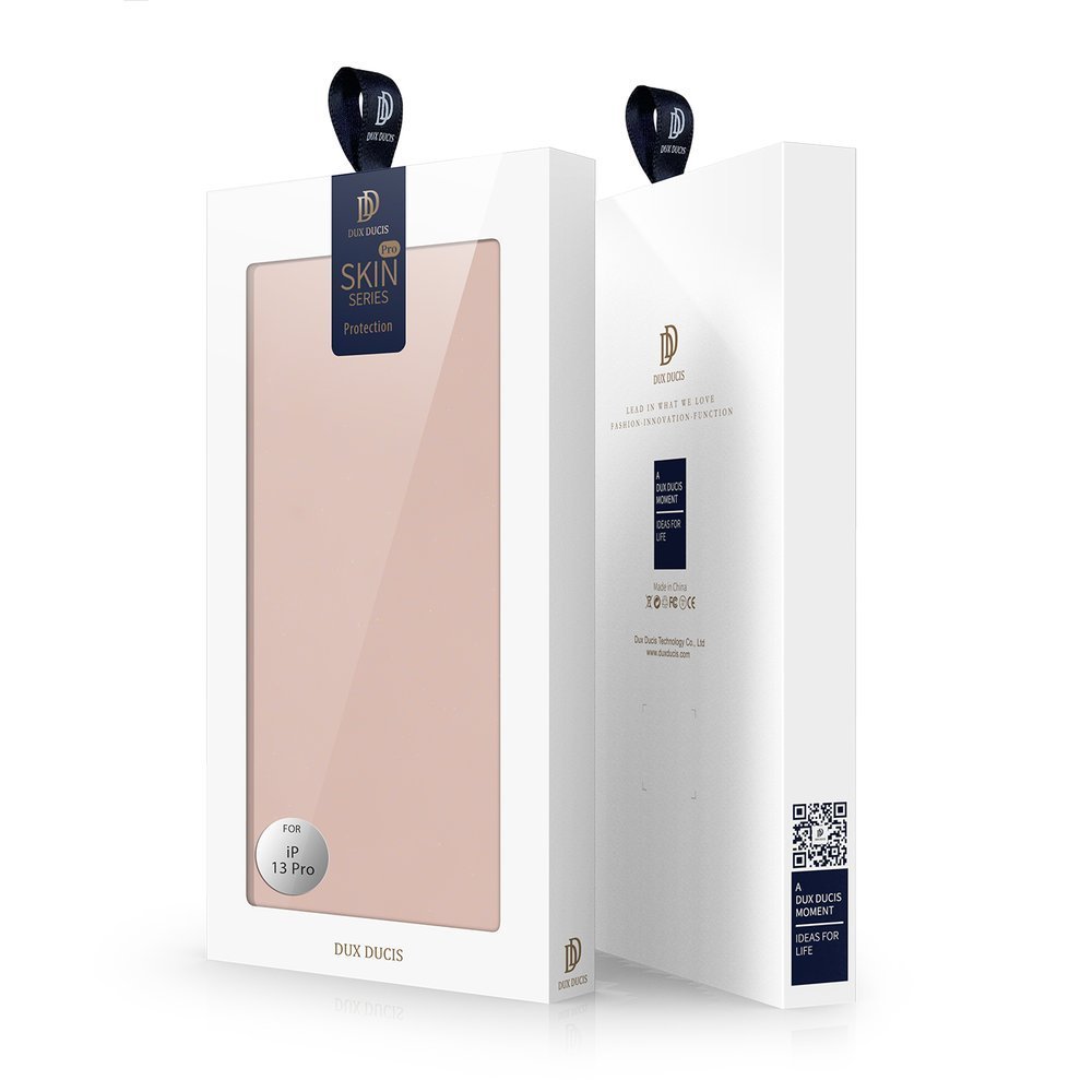 Dux Ducis Skin Pro Bookcase-etui til iPhone 13 Pro pink