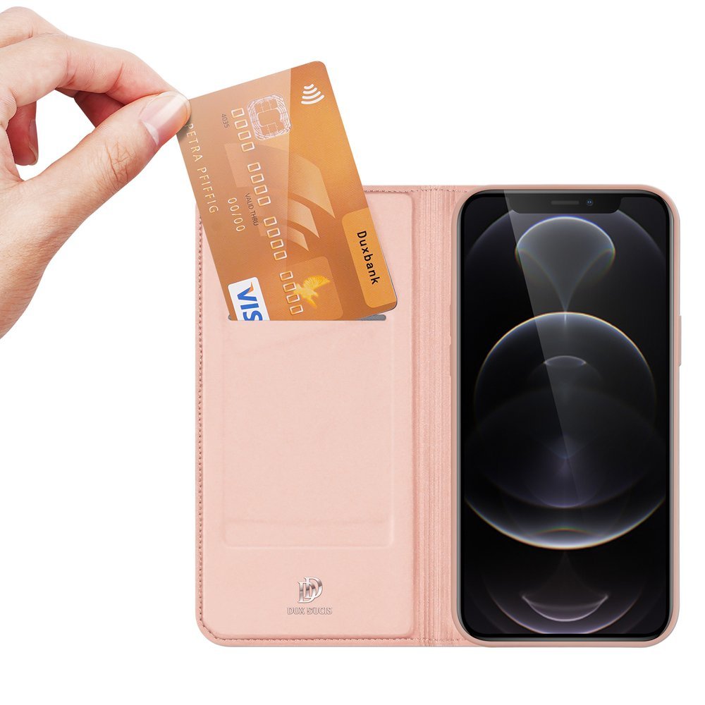 Dux Ducis Skin Pro Bookcase-etui til iPhone 13 Pro Max pink