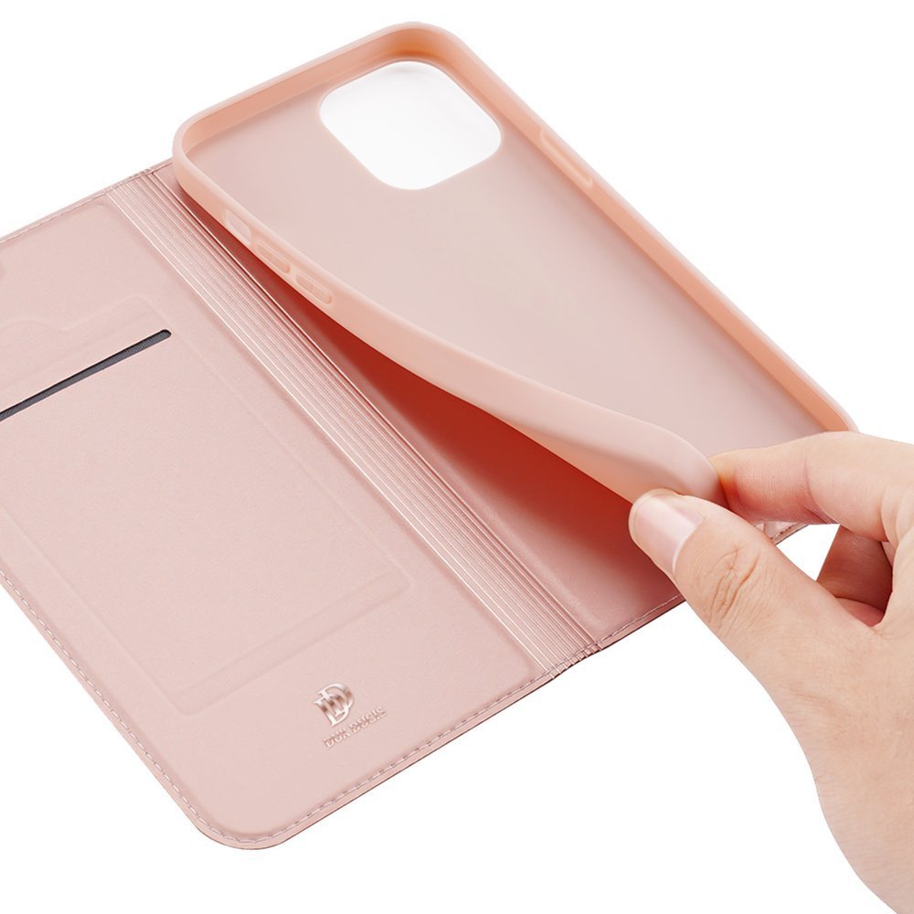 Dux Ducis Skin Pro Bookcase-etui til iPhone 13 Pro Max pink