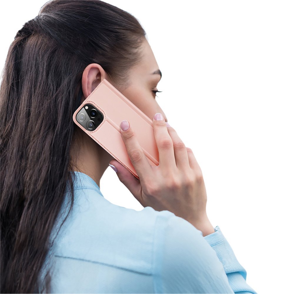 Dux Ducis Skin Pro Bookcase-etui til iPhone 13 Pro Max pink
