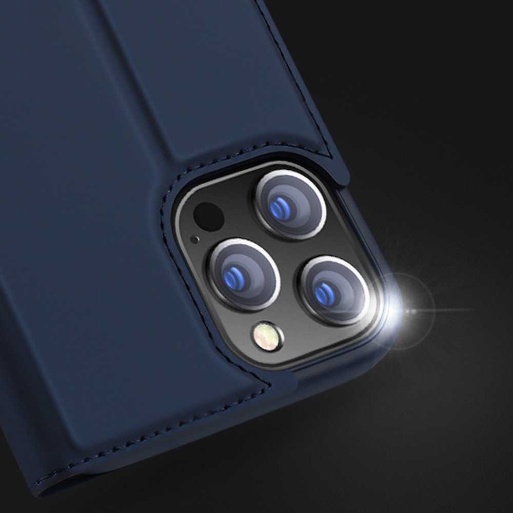 Dux Ducis Skin Pro-etui af bogreoltypen til iPhone 13 Pro Max golden